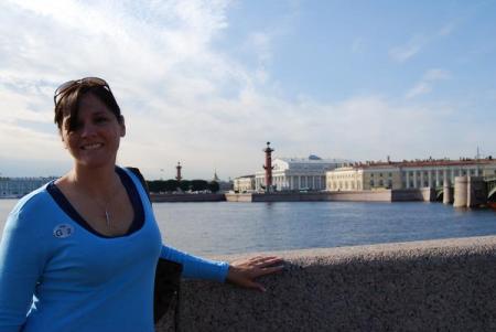 Me in Russia during our anniversary cruise