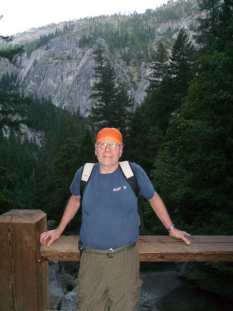 vernal falls behind me