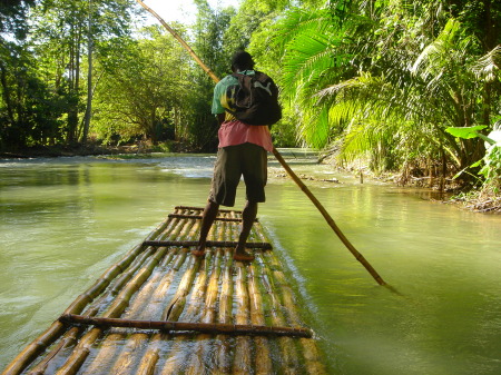 Rafting the Amazon river