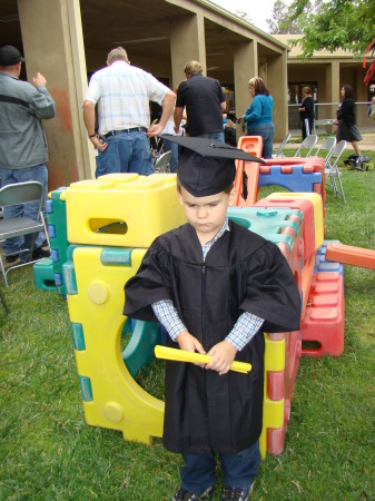 Michael's pre-school gradulation