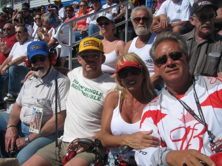 me, mike, sherry, dave at vegas race
