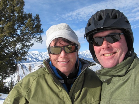 Kathy & Paul on top of Snow King