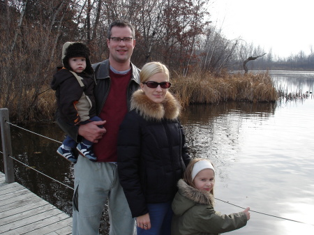 Daughter, Kellie, Son-in-law and Grandchildren