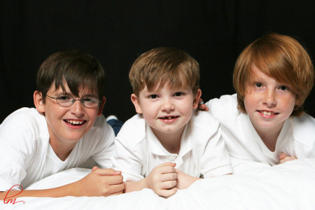 The 3 older boys in March 07