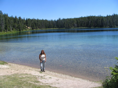 Deb at Heart Lake