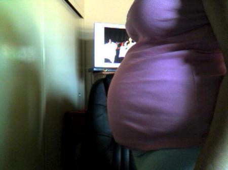 my belly at 7 months