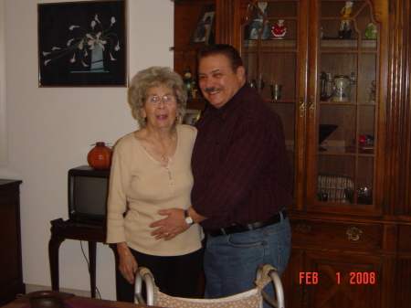 Damon & my mom, Helga