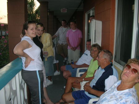 FAMILY AND FRIENDS ON VACATION IN COCOA BEACH