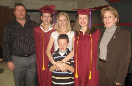 Larry, Erica, Ashley, Jared, Me & Mom (College Grad)