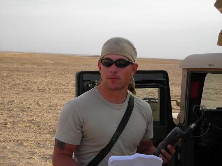 Son, Ray, in Iraq