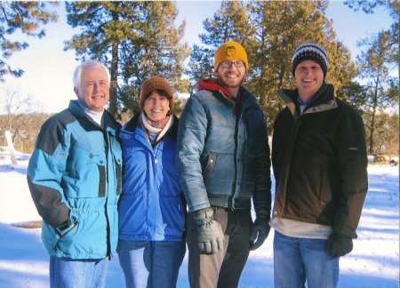 Myself, Cheryl, Ryan and Kevin at Running Y Ranch, Oregon