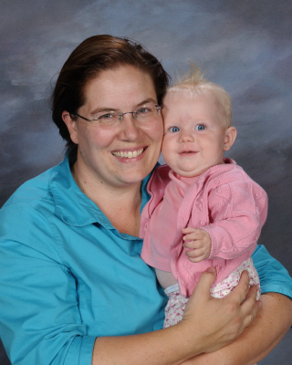 My daughter and I in fall 2005