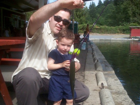 We caught our 1st fish!