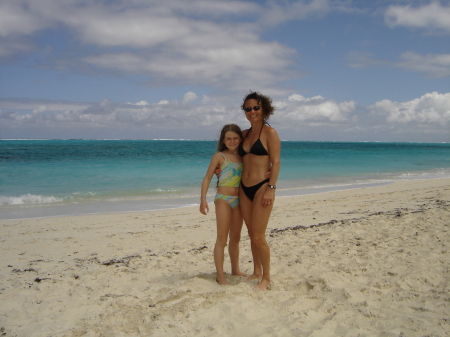 Lisa & our doughter Danielle; Turks & Caicos '06