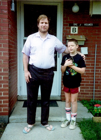 Me and my dad July 1992