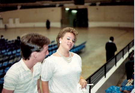 Beth Robinson at 1986 Graduation