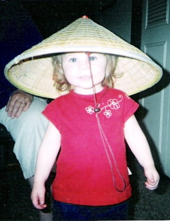 Regan and her Hat