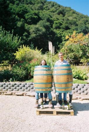 Steve and Me at Kelsey See Canyon Winery