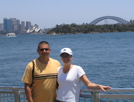 Bonnie and I in Sydney, Australia