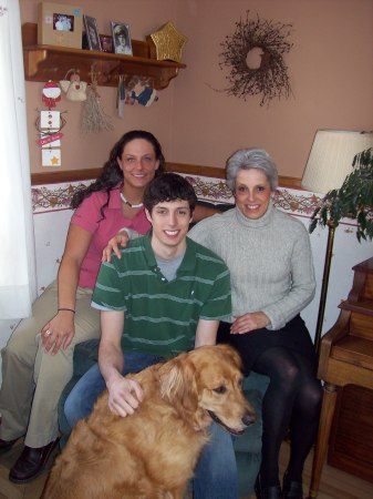 Older pic of my family with my dog Buster