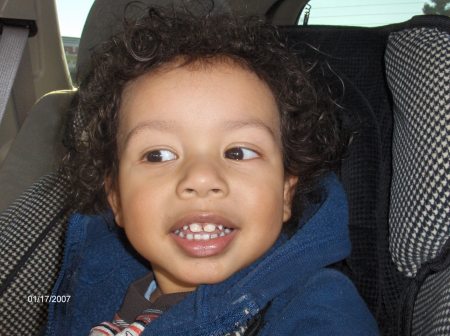 The love of my life, my grandson Gabriel, 12/2006