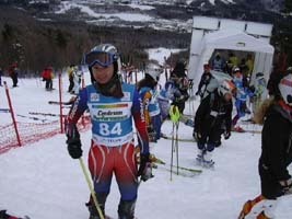 Melissa at 2006 World Alpine Juniors