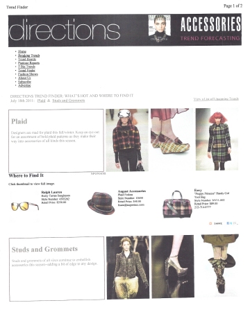 Accessories Magazine Directions July 2011