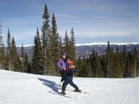 Me & Matt Skiing in Colorado