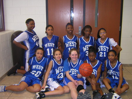 West MS 7th Grade Basketball Team