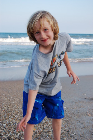 Matthew at Beach 2007