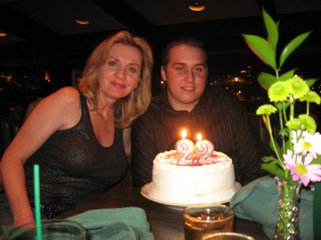 My oldest son, Matthew, 22nd birthday.