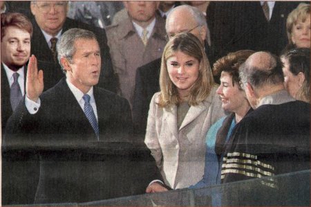 Me at Bush Inauguration