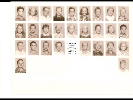 Class of 1956 - 3th Grade - Valinda