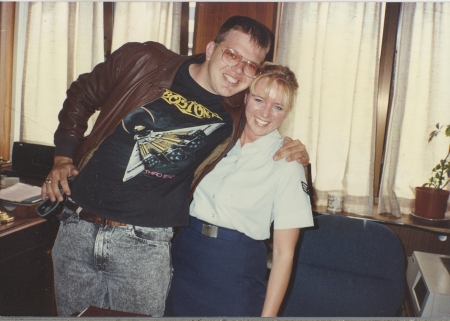 Melissa "Mel-Mel" & I, Spangdahlem Air Base, Germany 1990