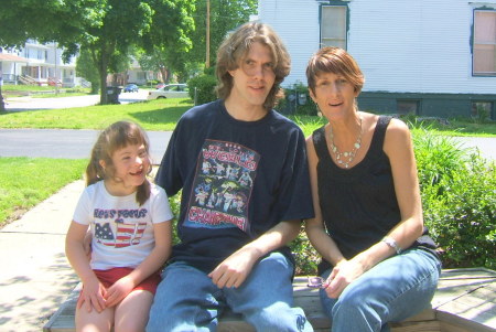 Me and my kids, Mark and Ella June 2008