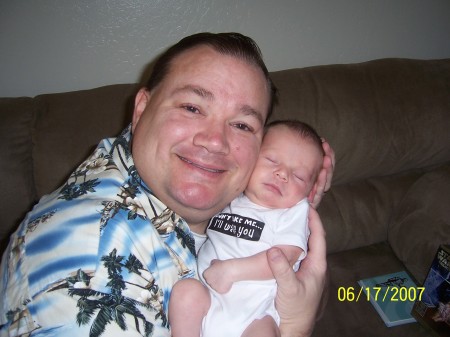 Me w/ Brady on my 1st Father's Day