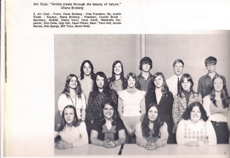 The Art Club 1974 Douglas High School