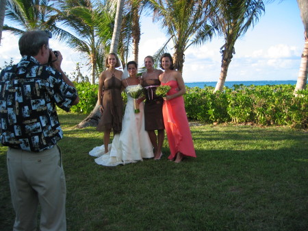The girls in the Bahamas