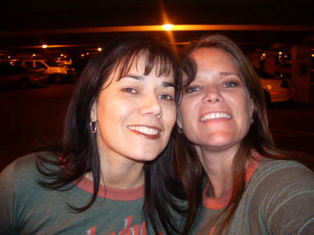 Tami and I right after Black Eyed Peas concert