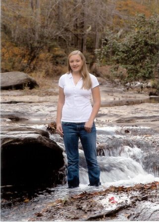 Julie at Horseshoe Falls