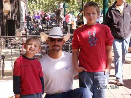 Cristopher, Ryland, and Dad
