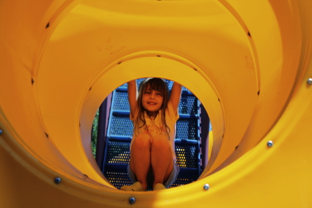 Tunnel at the playground