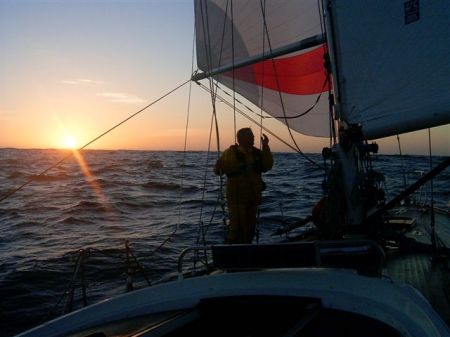 A quiet moment at sea