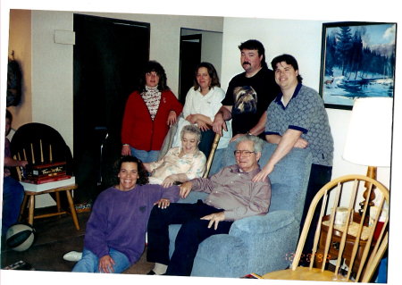 Grandpa with his grandchildren