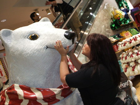 the coca cola bear in Vegas...