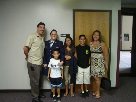 My Family at Vanessa's graduation from basic training Aug 2007