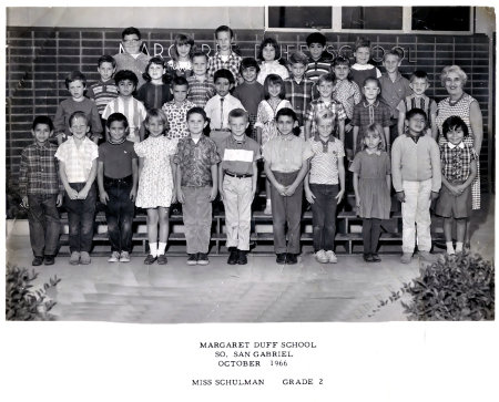 Ms. Schulman's 2nd. Grade Class, OCT. 1966