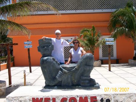 Me and Tyler in Costa Maya