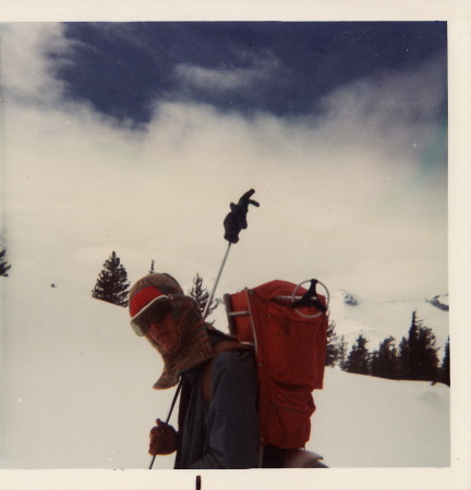 Snow hiking in Sierras