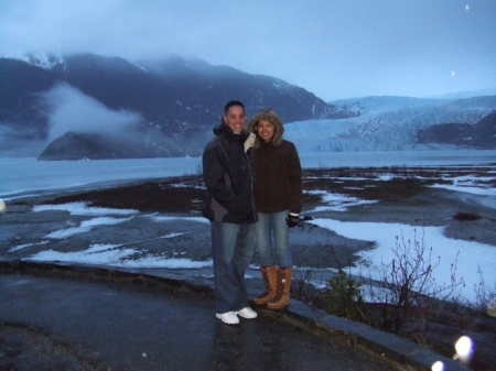 Glacier in Juneau Alaska